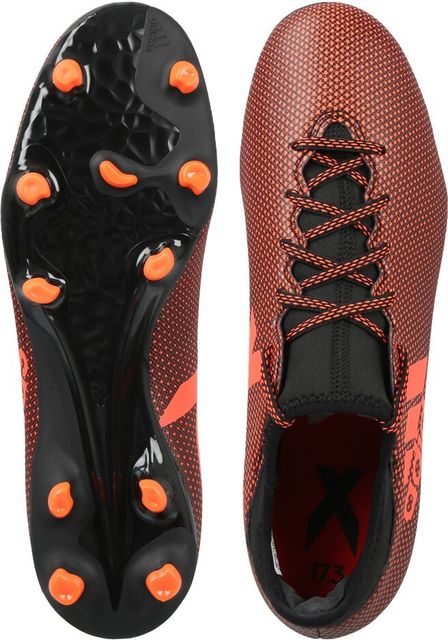 ADIDAS X 17.3 FG Football Shoes For Men - Buy CBLACK/SOLRED/SORANG