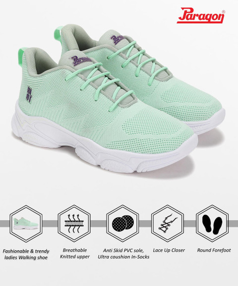 Paragon Casual Shoe Comfortable Lightweight Dailyuse Soft Cushion Lace Up  Sneakers Walking Shoes For Women