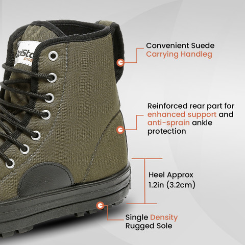 Unistar Anti-Slip and Extra-Comfortable Sole Jungle Boots For