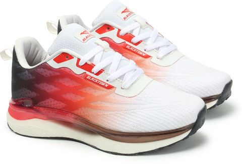 BLACKTOWN Trainer Running Shoes for Men (White, Red, Size 6) - Image 8