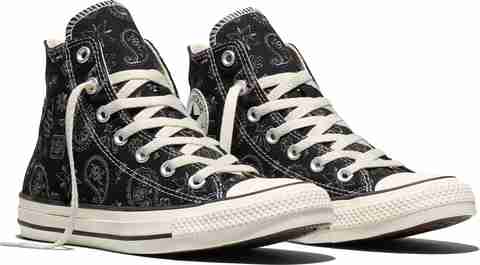 Converse Chuck Taylor All Star Paisley Pop High Top Canvas Sneakers - Image 3