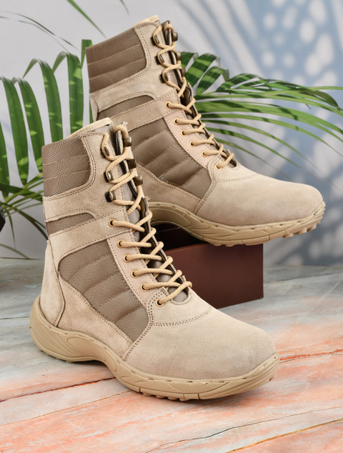 Explorer Boots Mens Combat Boots Brown SKYPHER SOLDIER