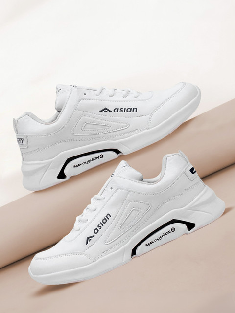 asian WATERPROOF-05cFULLWHITE Running Shoes For Men