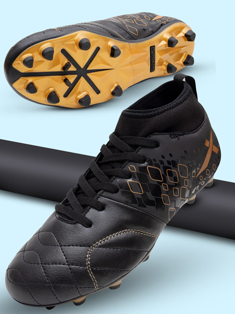 VECTOR X Blaze Pro With Ankle Rib Soccer Studs Synthetic Leather With  TPU Sole Football Shoes For Men