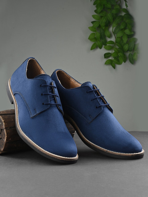 Hirel's Premium Suede Derby Smart Casual Shoes|Office|Daily Wear|Soft  Cushioned Casuals For Men