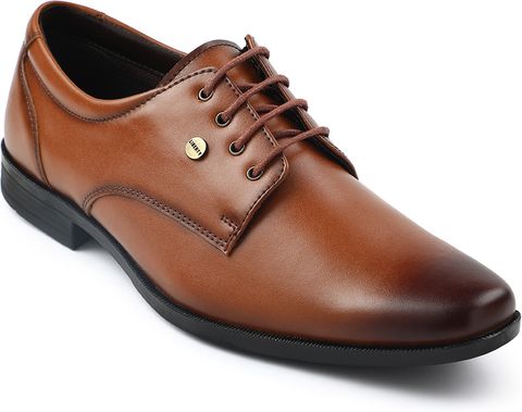 LIBERTY Fortune BENSTOCK1E Formal Derby Shoes for Men (Tan, UK 8) - Image 3