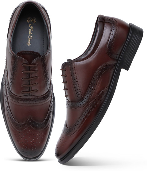 Heels County formal shoes Brogue Brogues For Men