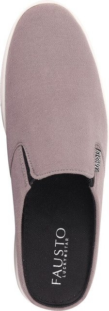 FAUSTO Casual Back Open Canvas Stylish Slip On Shoes Mojaris For