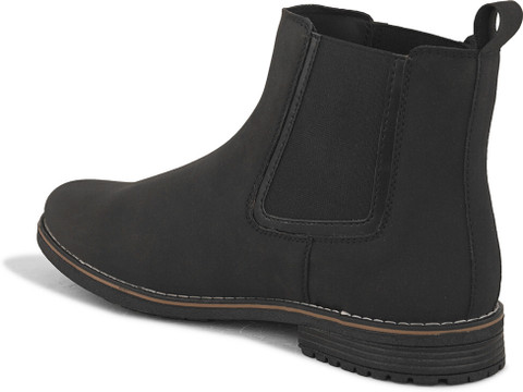 KILLER Killer Men's Chelsea Boots Black High Comfort Faux Leather
