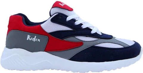 rodox Multi color sports cum shoe Running Shoes For Men (Red