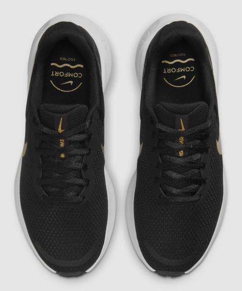 Gym Shoes Nike Tanjun Black Gold Original NIKE Revolution Running