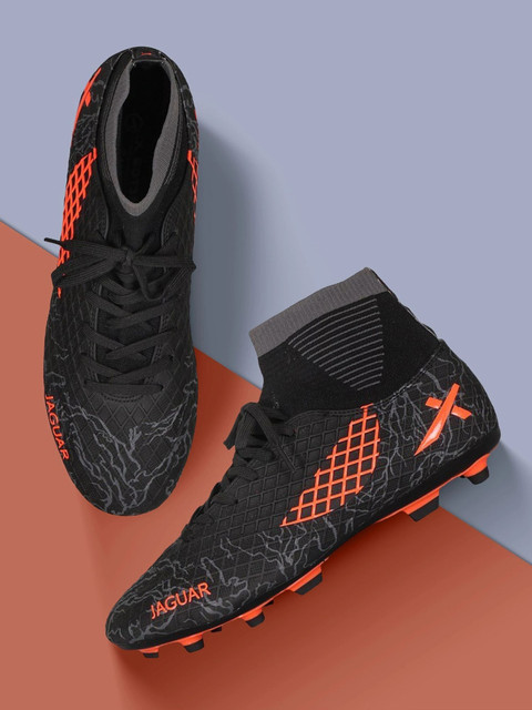 VECTOR X Jaguar Soccer Studs With Rib Ankle PU Synthetic textile