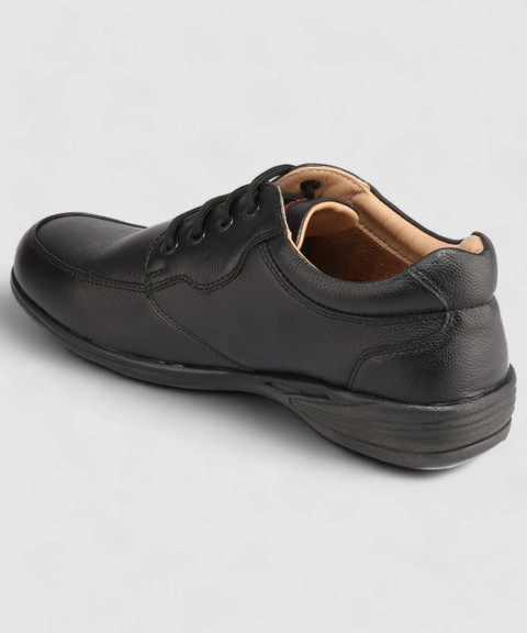 Ajio Stylish Black Formal Shoes RED CHIEF Patrick Pro Genuine