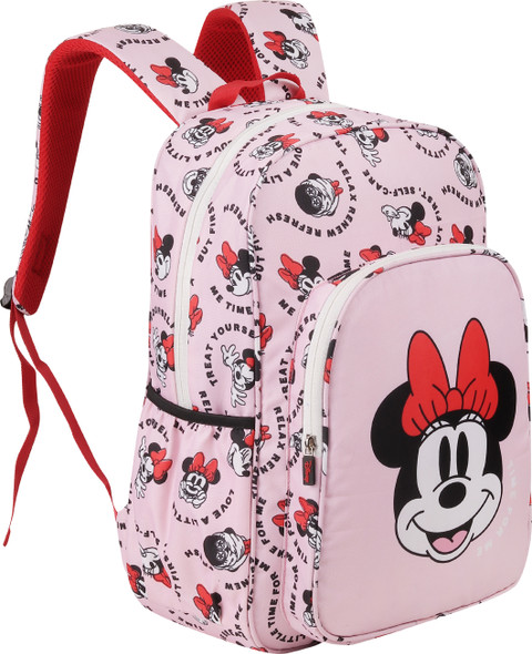 DISNEY Minnie Mouse School and Collage Bag For Girls AZ920 29 L Backpack