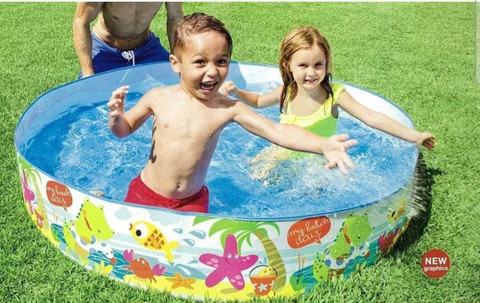 Shree Jee SWIMMING POOL (INTEX) FEET FOR KIDS JUST UNFOLD AND