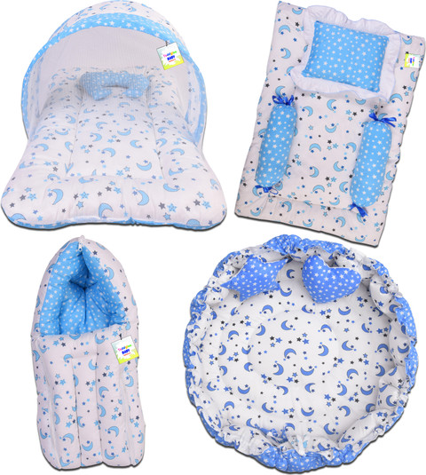 Toddylon New Born Baby Clothes Bedding Combo Gift Pack (0-6