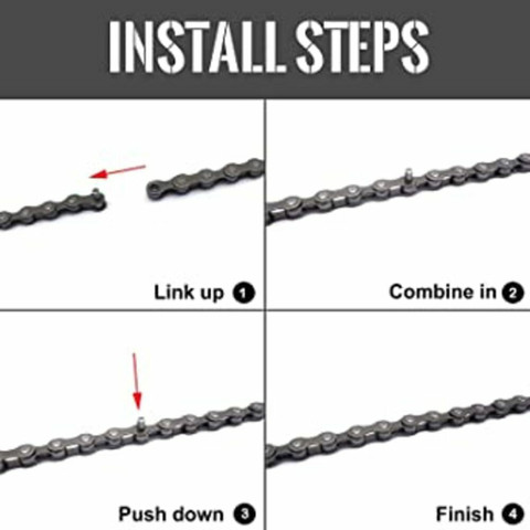 Chain Master Link Push Bike Chains 112 Link 1/2