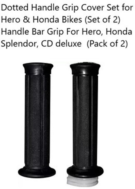Splendor Motorcycle Hand Grips Handle Bar Grip For Hero Splendor, Splendor  Pro, HF, CD deluxe