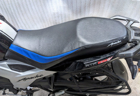 AUTOLEOPARD TVS APACHE 4V 160 RTR BS6 BS4 Single Bike Seat Cover