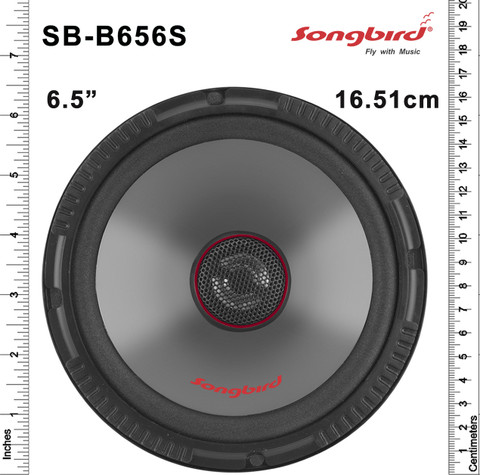 VERITAS AccuBass 6.5インチスピーカー songbird 6.5 Inch Max 2 Way Door Speaker With Inbuilt Tweeter 2