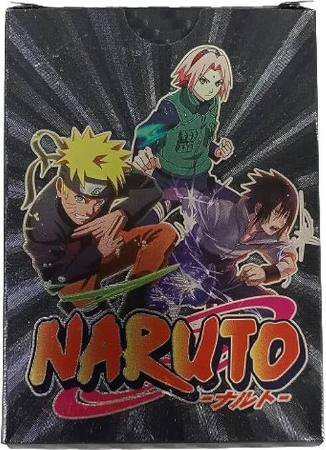 kartkaro Naruto Black Edition – 55 Cards Set - Naruto Black