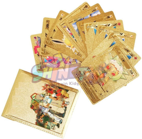 LOZTON Golden Foil Cards 55 PCS ( Max, V, GX, EX & Basic cards