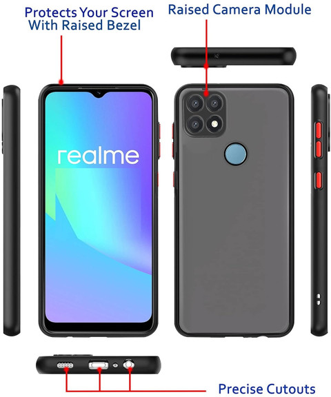 Coverage Back Cover for Realme Narzo 30A Coverage