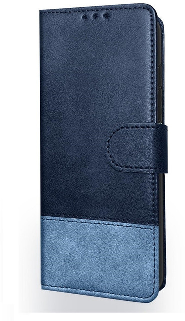 Fastship Flip Cover for OnePlus Nord CE Lite 5G Vegan Leather Matte  Finish Joint Dual Colour Wallet Case