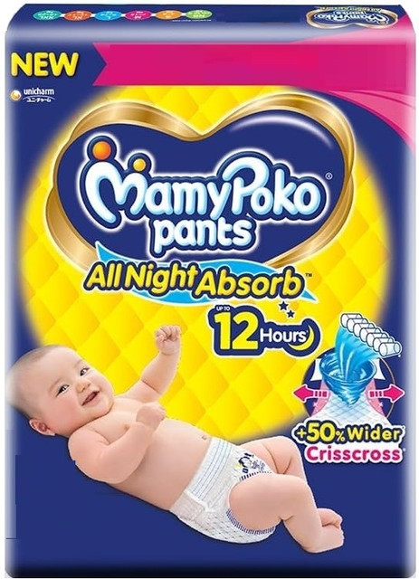 MamyPoko Standard All Night Absorb Size Small (38*2=76) S