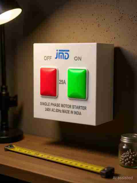 jmD Gold Motor Starter Single Phase Switch 25 Amp 240V AC.50Hz 440