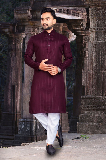 RAJWADI FASHION Men Kurta Pyjama Set