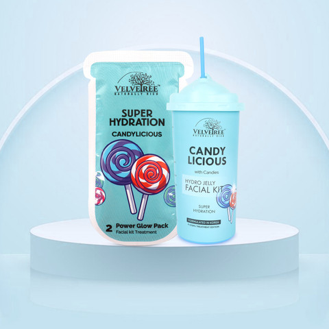 Velvetree Hydro Jelly Facial Kit Candy Licious with candies Super