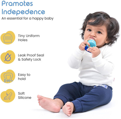 ND BROTHERS Silicone Food/Fruit Nibbler, Soft Pacifier/Feeder, Teether for  Infant Baby,106 Teether