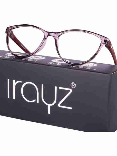 Irayz Cat-eyed Blue Cut Computer Glasses for Women (51mm, Blue) - Image 5