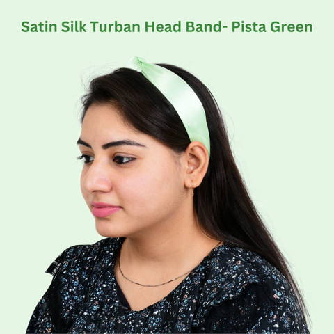 Matkooz Satin Silk Knot Style, Turban Hair bands For Girls And