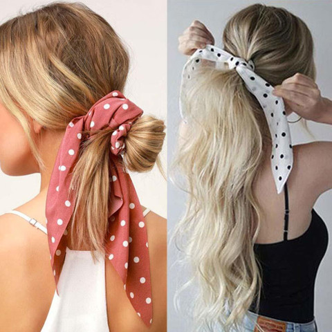 Half Up 90s Hairstyles Scrunchies AS Collection Hair Scarf Hair