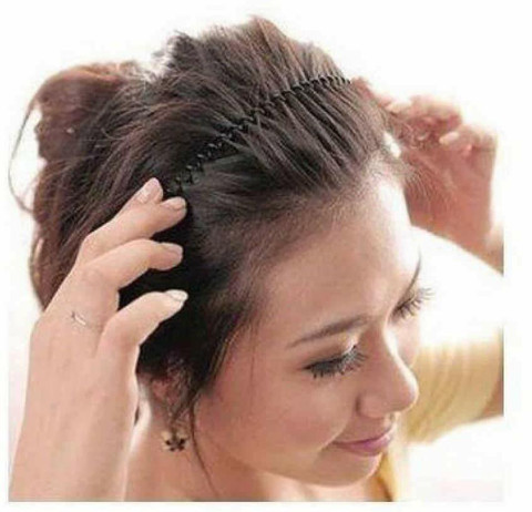 ShilpoKuthi Style Zig Zag Wavy Hair Band For Hair Accessories Head Band  (Unisex) Hair Clip