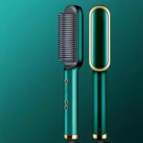 SOHIGHLLP Hair Straightening Comb Ionic Technology Hair Straightener Brush  Electric Hair Brush Straight Quick Iron Hot Comb Electric Hair Straightener 