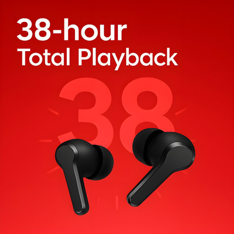 Bxeno Buds T110–AI-Smart Buds with 38-Hour Battery, Call Focus