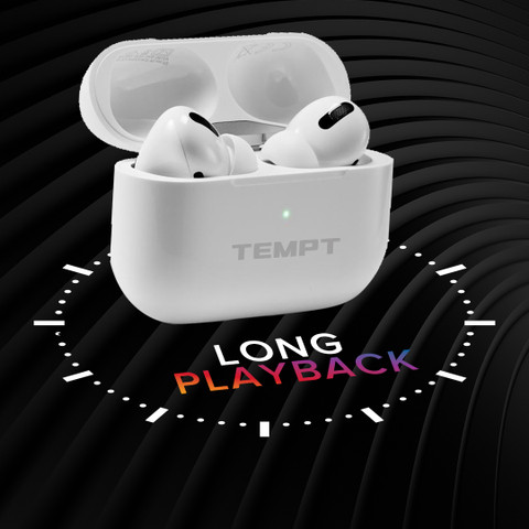TEMPT Lite TWS Earbud with 16 Hrs Playtime, 10 mm bass Drivers, Bluetooth
