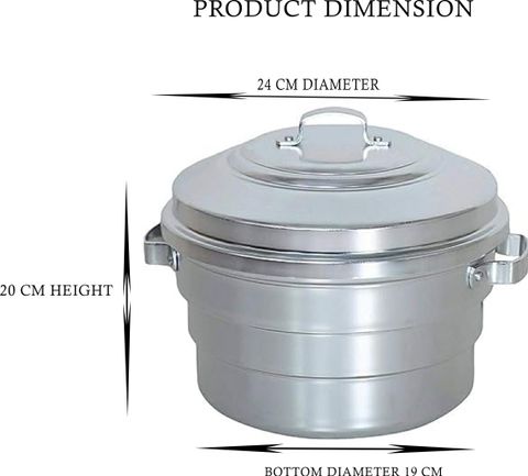 Q8 Twinkle Idiyappam Maker-Steamer-Cooker (Hard-Anodized Aluminum) Induction Idli Maker (3 Plates , 17 Idlis ) - Image 4