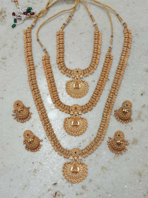 Joyful Alloy Gold-plated Gold Jewellery Set Price in India Buy