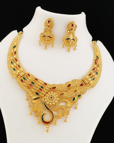 Artificial Jewellery Gold Plated Necklace Snapdeal Krishnam