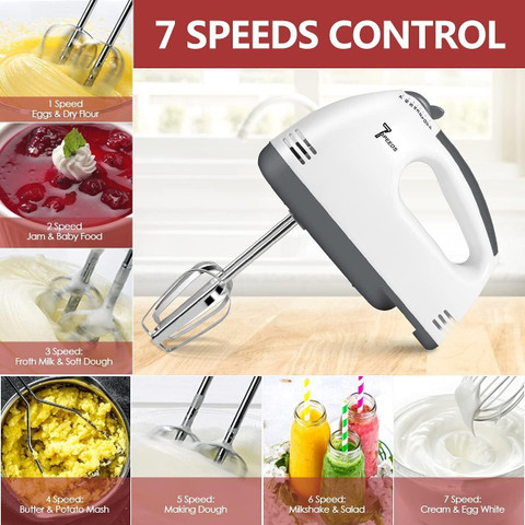 Unique Impex 260 W White Electric Whisk, Hand Blender Price in