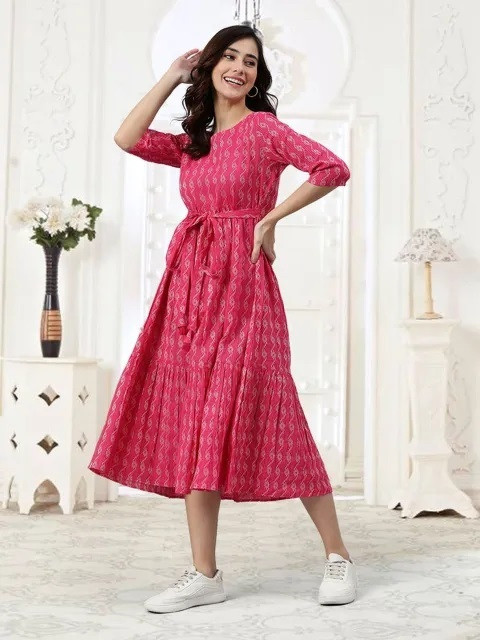 red dress flipkart Flipkart Red Half Frock Red Dress Flipkart India Dresses STREET9 Women Fit And Flare Red