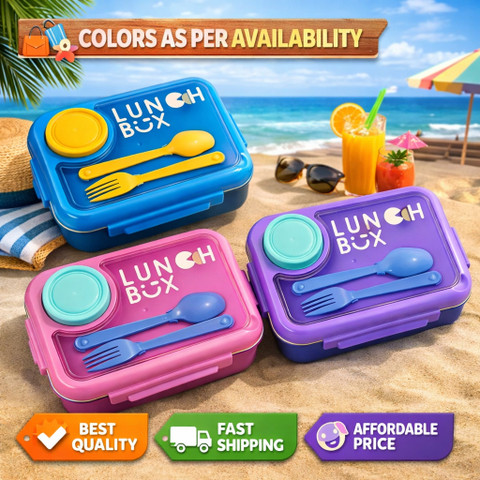 KBE03 momo_1017‼️ Flipkart.com | Ziddjeet M429 Lunch Box for Kids Adults BPA Free