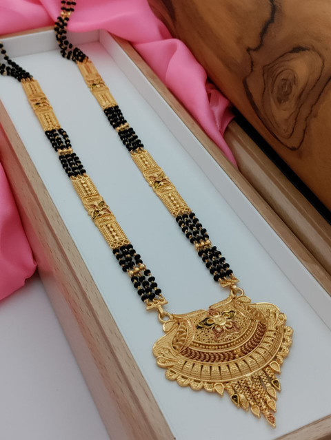 samp New Trending Brass Gold-Plated Mangalsutra For Women Latest Design  Brass Mangalsutra