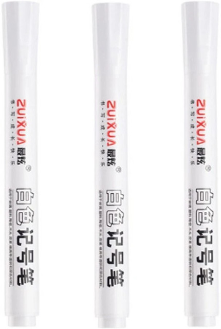 Like it 3pcs Waterproof White Permanent Paint Pen