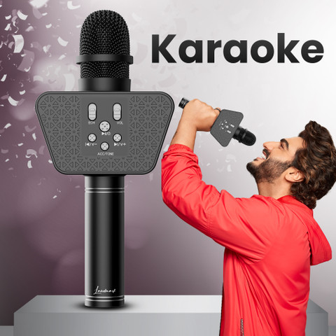 Landmark Karaoke BT-55 Mic Inbuilt Bluetooth Speaker Microphone