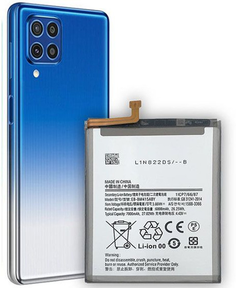 RAPPER Mobile Battery For Samsung Compatible with Samsung F62, M62